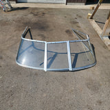 Four Winns Horizon Bowrider Boat Curved Glass Windshield Water Bonnet Center Walk-through.