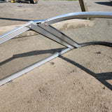 Four Winns Horizon Bowrider Boat Curved Glass Windshield Water Bonnet Center Walk-through.
