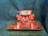 Volvo Penta GM V8 Engine High Rise Intake Manifold Holley 4 Barrel Carburetor
