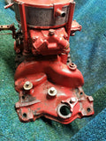 Volvo Penta GM V8 Engine High Rise Intake Manifold Holley 4 Barrel Carburetor