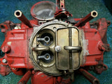 Volvo Penta GM V8 Engine High Rise Intake Manifold Holley 4 Barrel Carburetor