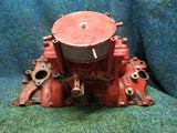 Volvo Penta GM V8 Engine High Rise Intake Manifold Holley 4 Barrel Carburetor