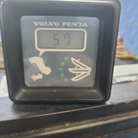 Volvo Penta AQ290 Square Trim Gauge 828731 290A DP-A DP-B SP-A Tested In Great Condition 