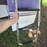 Four Winns Horizon Swim Ladder Folding Stainless Step Up Top Mounted