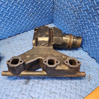 Volvo Penta V6 4.3L GM Engine Exhaust Manifold And Riser With New Gaskets 3856213 3852338