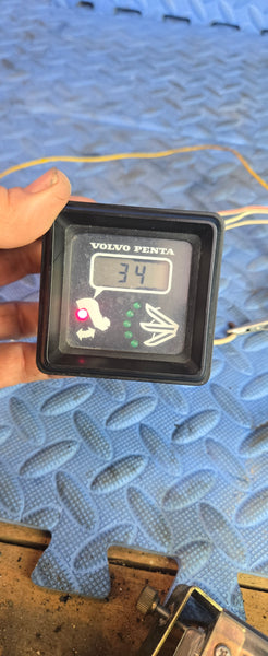 Volvo Penta AQ290 Square Trim Gauge 828731 290A DP-A DP-B SP-A Tested. Excellent Condition 