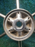 Marine Boat 16 Inch Steering Wheel Stainless, Shaft Woodriff Key Way 3/4 Taper